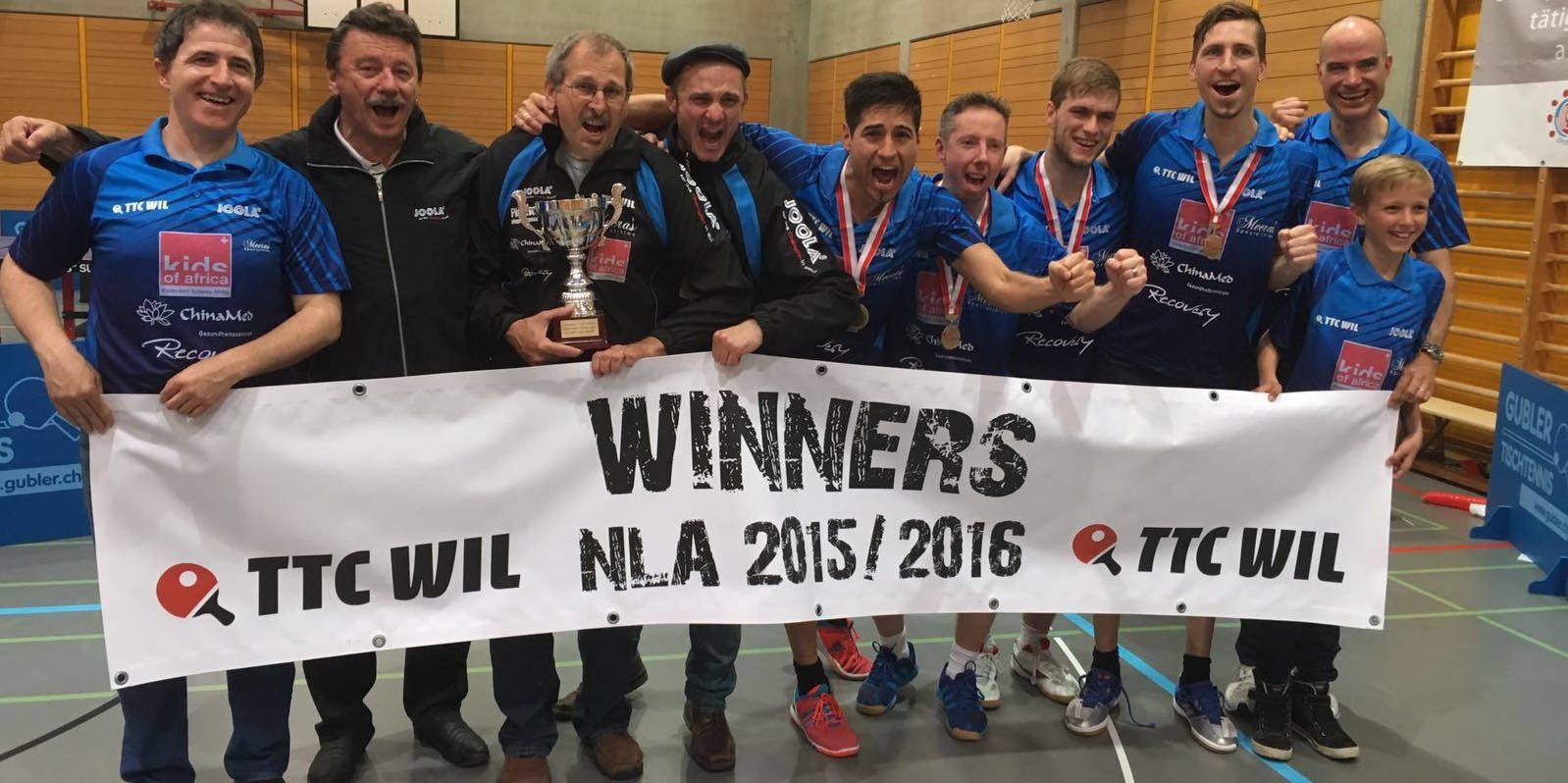 Quatrième titre de champion suisse de LNA pour le TTC Wil SG!