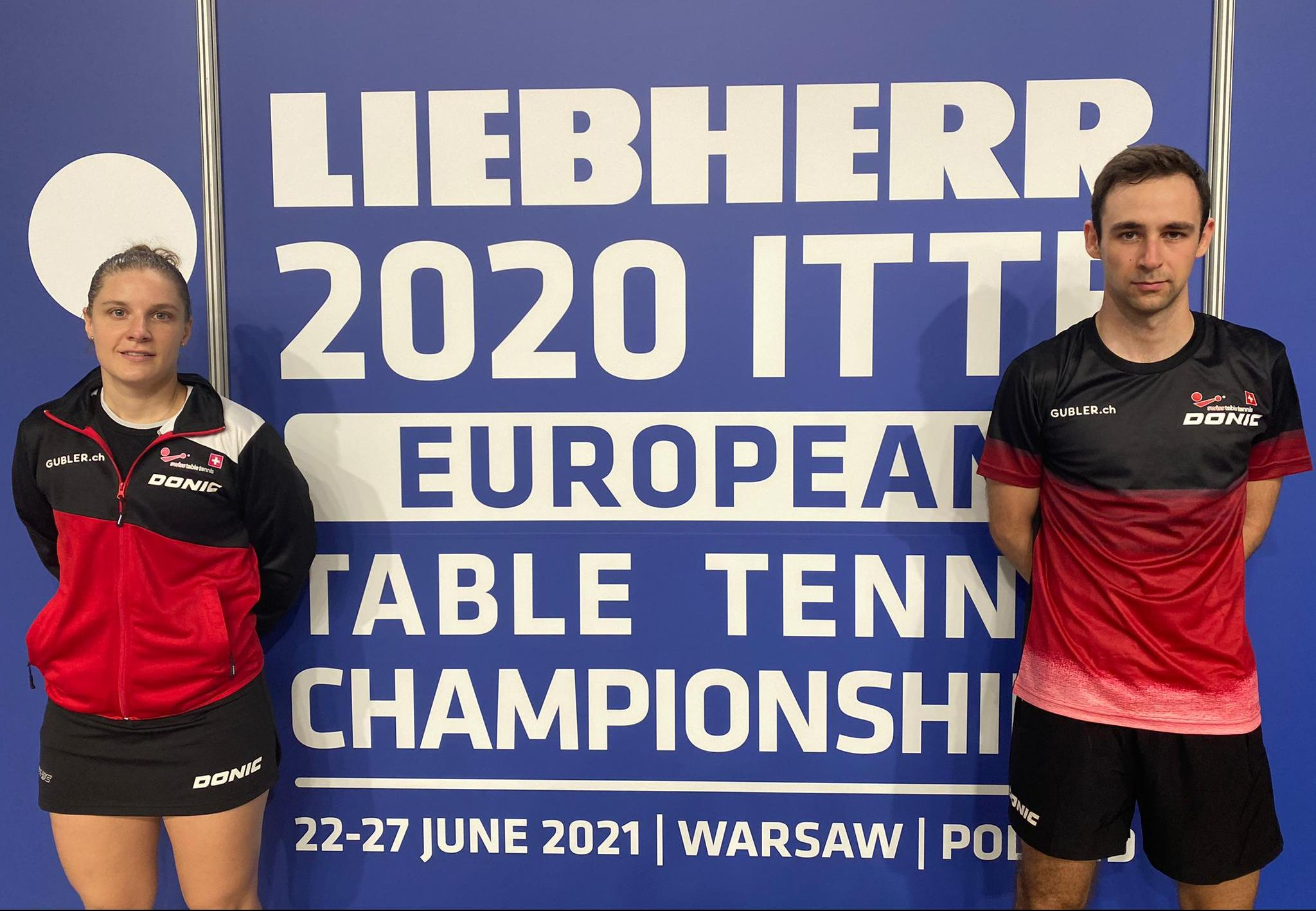 Rachel Moret & Lionel Weber aux Championnats d'Europe à Varsovie